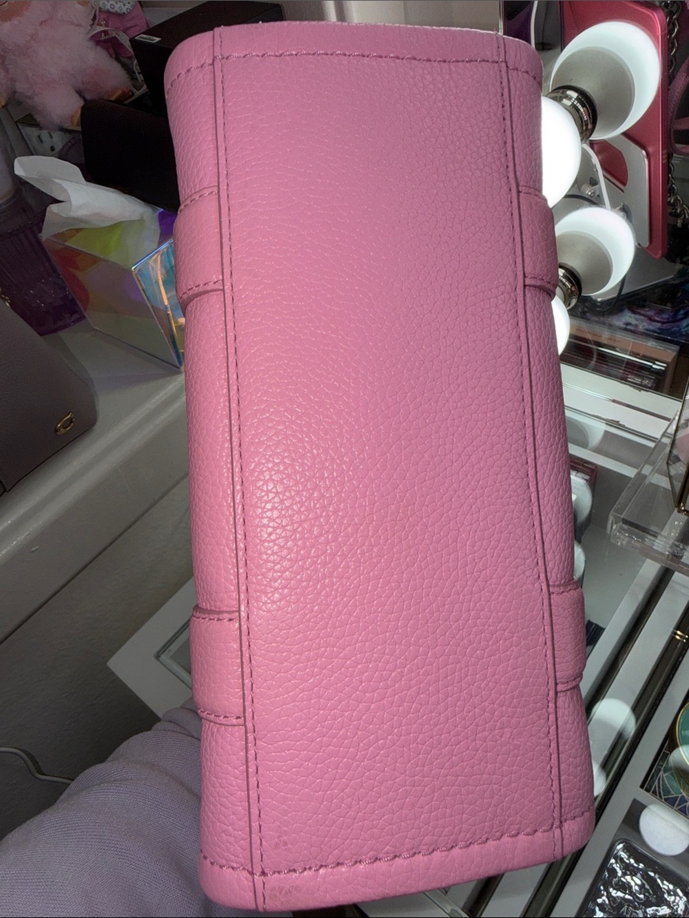 Marc Jacobs Small Tote Bag in Fluro Candy Pink - Picture 8 of 11